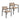 Outdoor dining set with 1 bench and 2 chairs Image 7