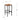 Backless barstools w/ solid wood seats Image 8