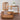 Faux marble top console table w/ display storage Image 3