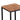 Backless barstools w/ solid wood seats Image 7