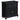 Carl Two Door One Drawer Cabinet in Black