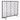 Dama Chevron Flat Iron Fireplace Screen in Black