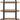 Wilson Wood & Pe Rattan Shelf in Black & Brown
