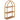 Waldo Wood & Rattan Wall Shelf in Natural