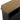 Christine 44" Corner Tv Stand in Raised Panel Doors in Black