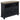 Christine 44" Corner Tv Stand in Raised Panel Doors in Black