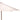 Casandra Round 6 Ribbed Umbrella in White
