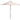 Casandra Round 8 Ribbed Umbrella in White