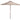 Casandra Round 8 Ribbed Umbrella in Grey