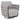 Nicole Rope Patio Swivel Chair - Grey