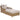 Felicity Wicker Sunlounger - Taupe and Natural