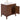 Danielle 2 Door 30" Vanity With Marble Top - Walnut and White