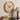Macsen Wood & Iron Clock in Brown