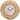 Dagan Iron & Water Hyacinth Clock in Brown