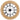 Mahdis Iron & Rattan Clock in Natural and Black