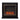 Modern electric fireplace w/ gold trim Image 2