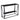 Narrow sofa table with glass top Image 6