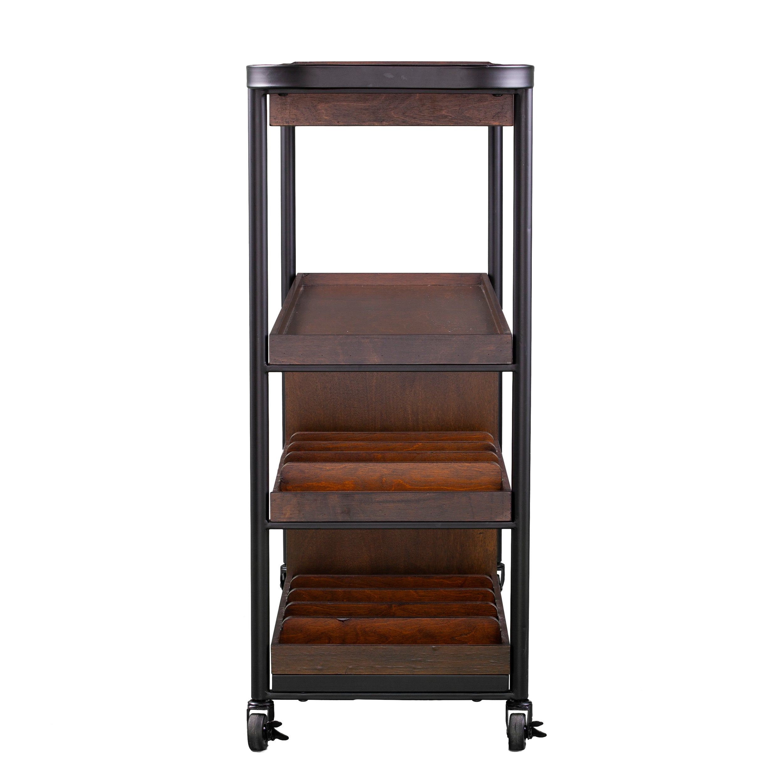 Modern bar cart w/ wheels Image 6