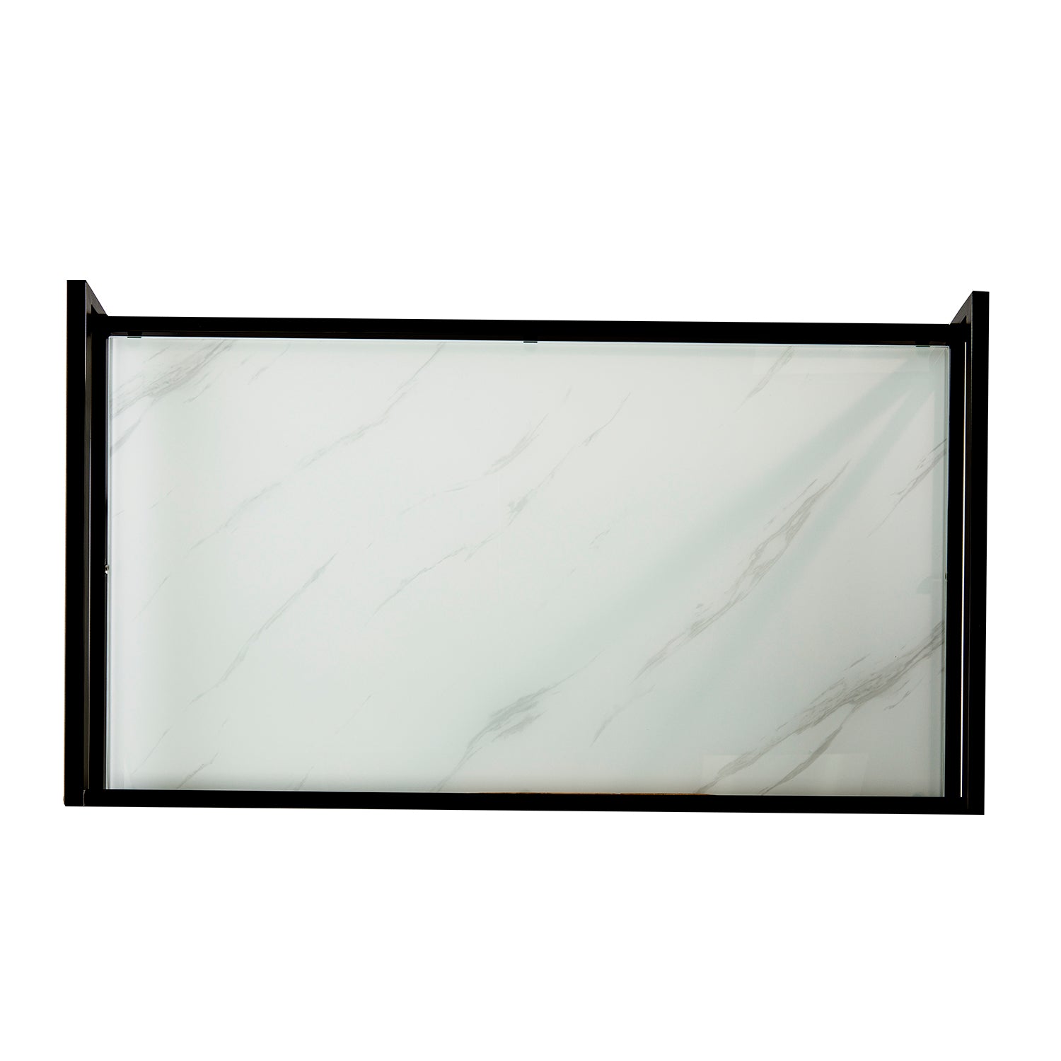 Faux marble bar cart w/ wheels Image 3