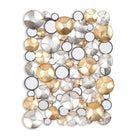 Dynamic field of abstracted, metallic clover Image 2