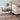 Two-tier side table w/ faux travertine marble top Image 1