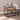Industrial side table w/ glass top Image 1
