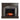 Two-tone electric fireplace w/ textured silver surround Image 4