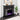 Modern electric fireplace w/ mirror accents Image 10