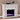 Electric fireplace w/ marble surround and color changing flames Image 3