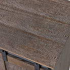 Multifunctional media stand with sliding barn doors Image 2