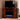 Corner convertible media fireplace w/ color changing flames Image 1