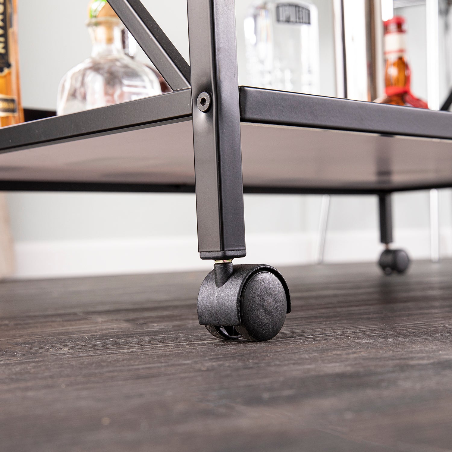 Faux marble bar cart w/ wheels Image 8