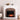 Electric fireplace w/ stacked stone surround Image 1