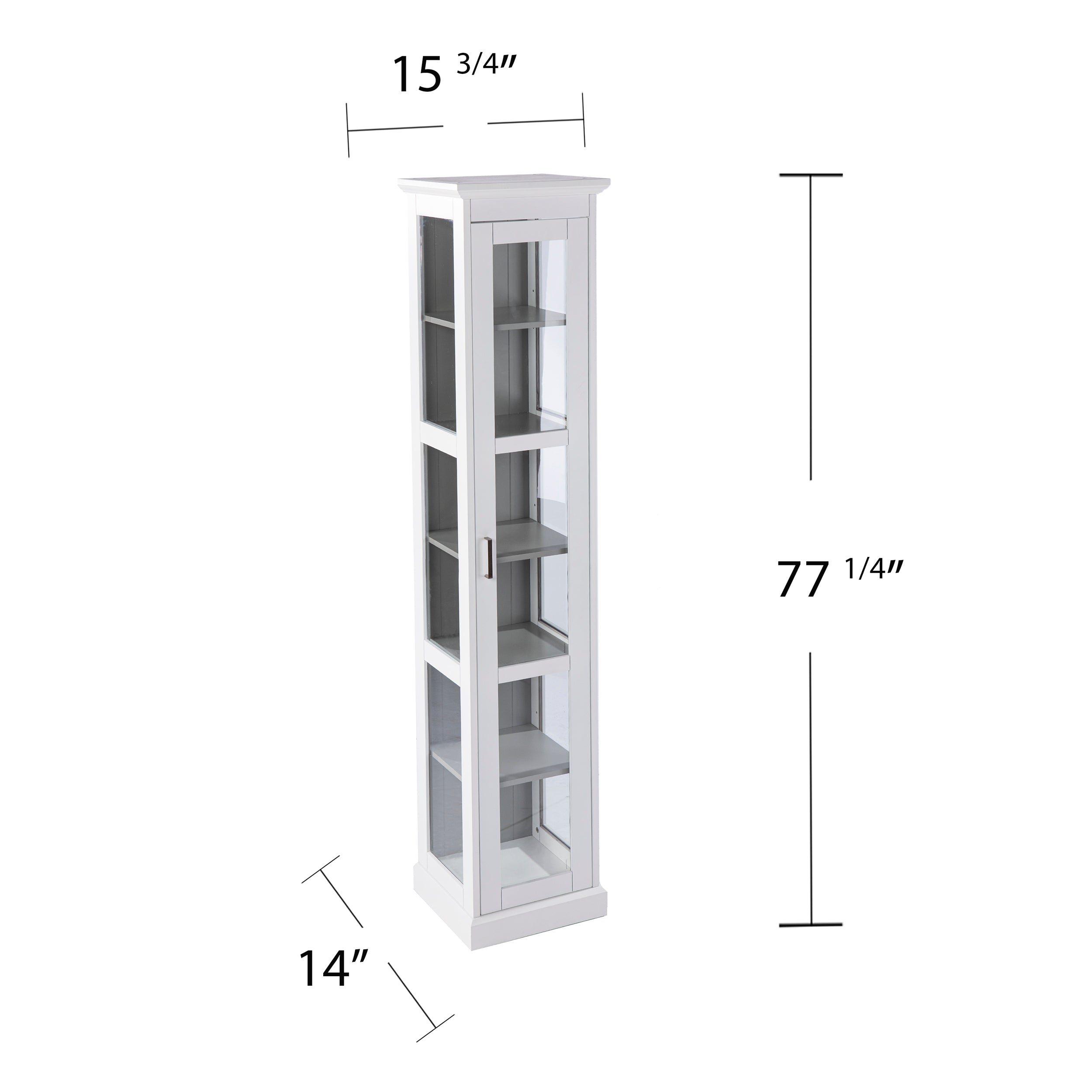 Curio cabinet w/ display storage Image 9