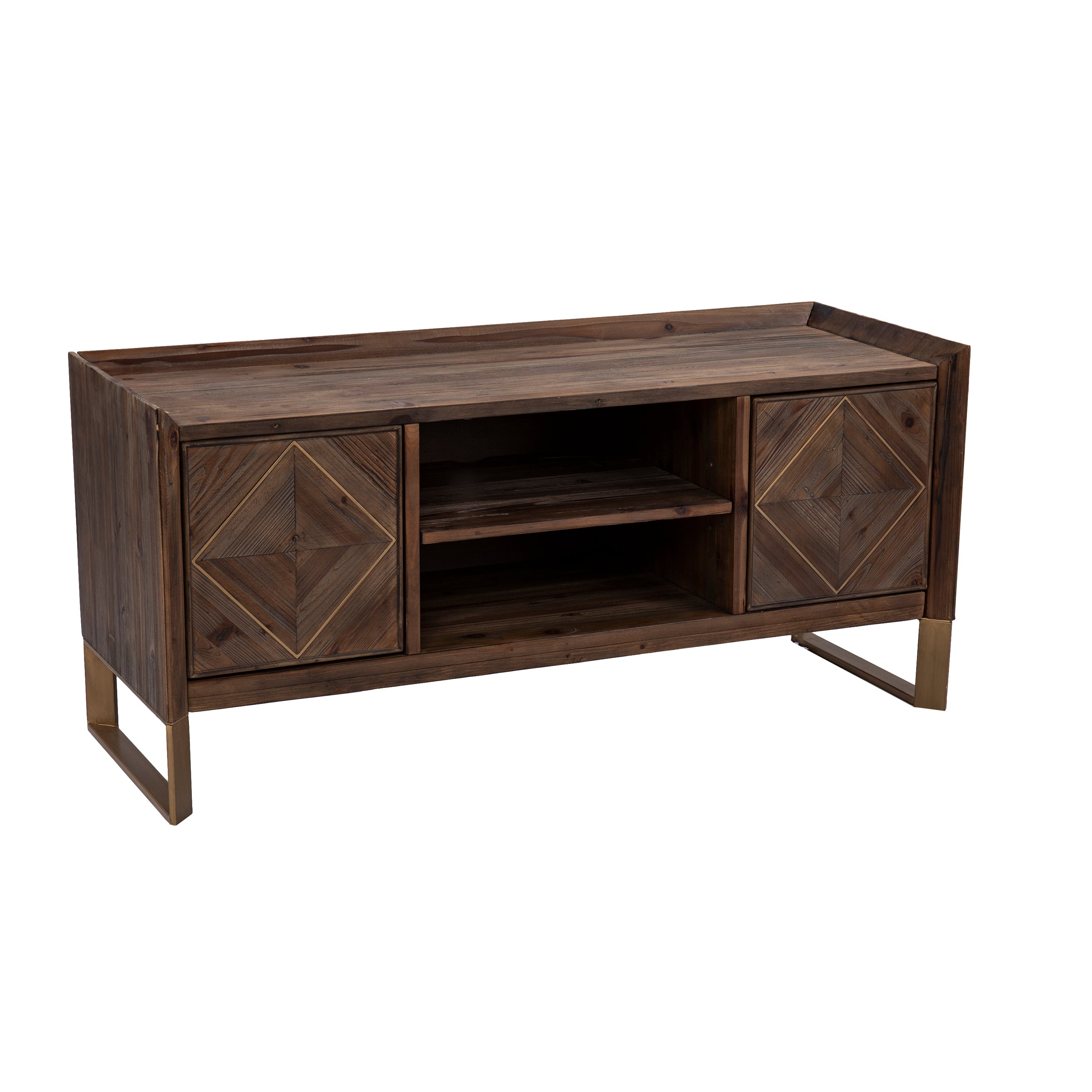 Modern media stand w/ storage Image 5