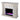 Electric fireplace w/ marble surround and color changing flames Image 4