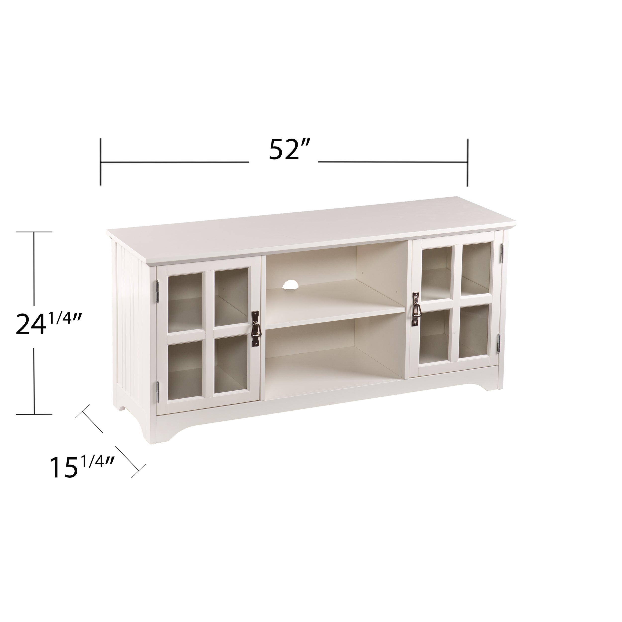 Accommodates a flat panel TV up to 50" W overall Image 7