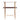 Two-tier side table w/ faux travertine marble top Image 2