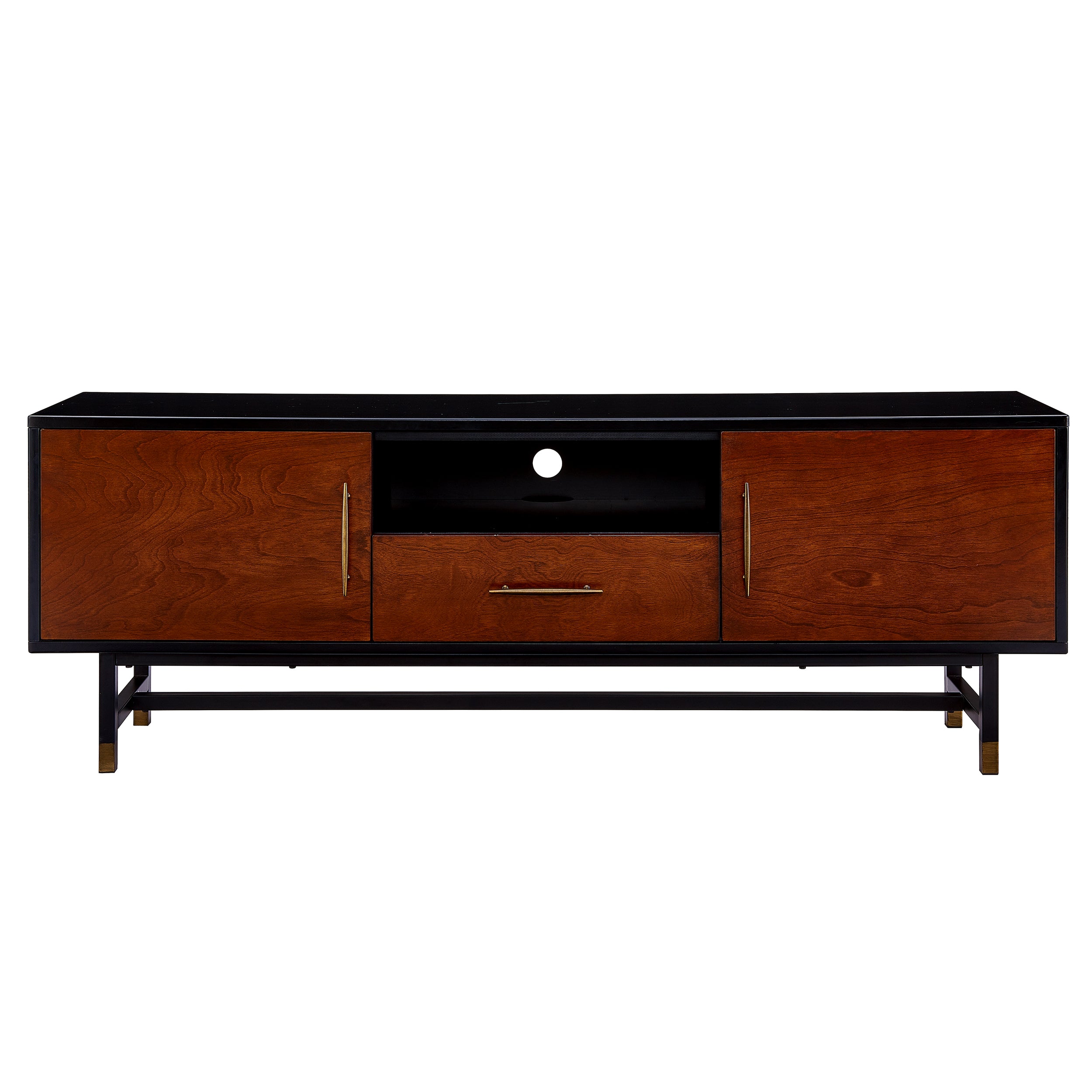Low profile TV stand with storage Image 4