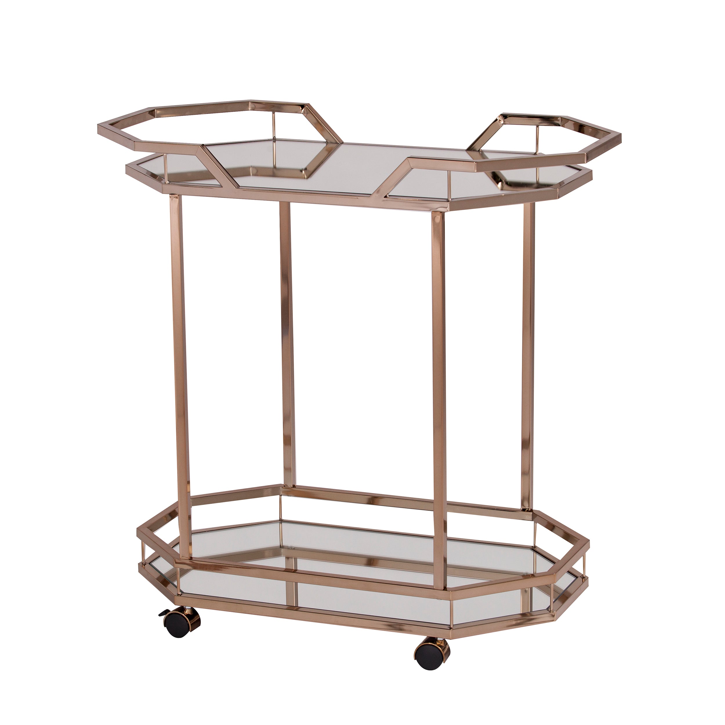 Mirrored bar cart Image 3
