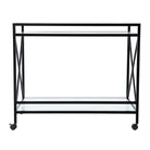 Faux marble bar cart w/ wheels Image 4
