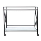 Faux marble bar cart w/ wheels Image 6