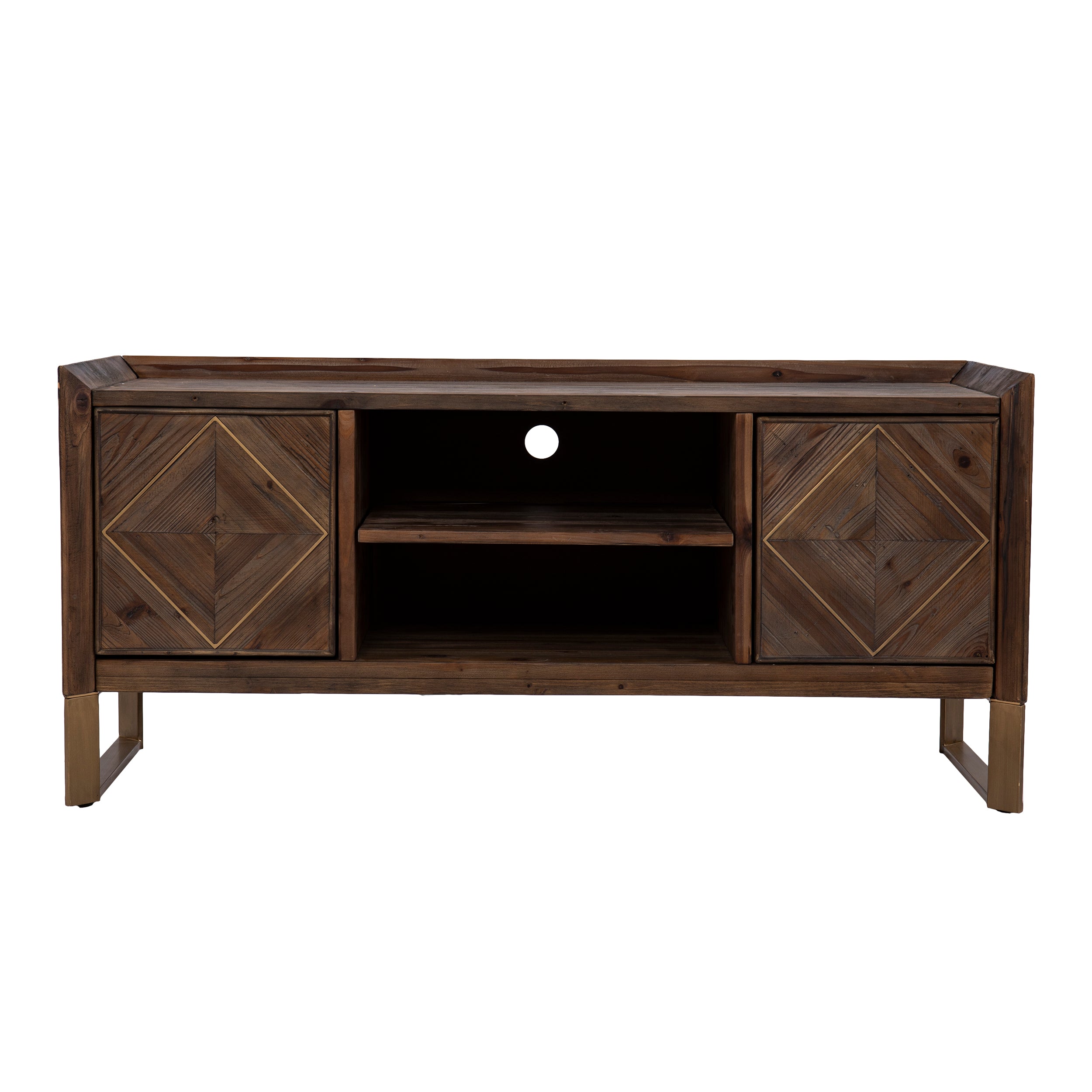 Modern media stand w/ storage Image 4