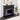 Modern electric fireplace w/ mirror accents Image 3