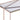 Modern console table w/ glass top Image 7