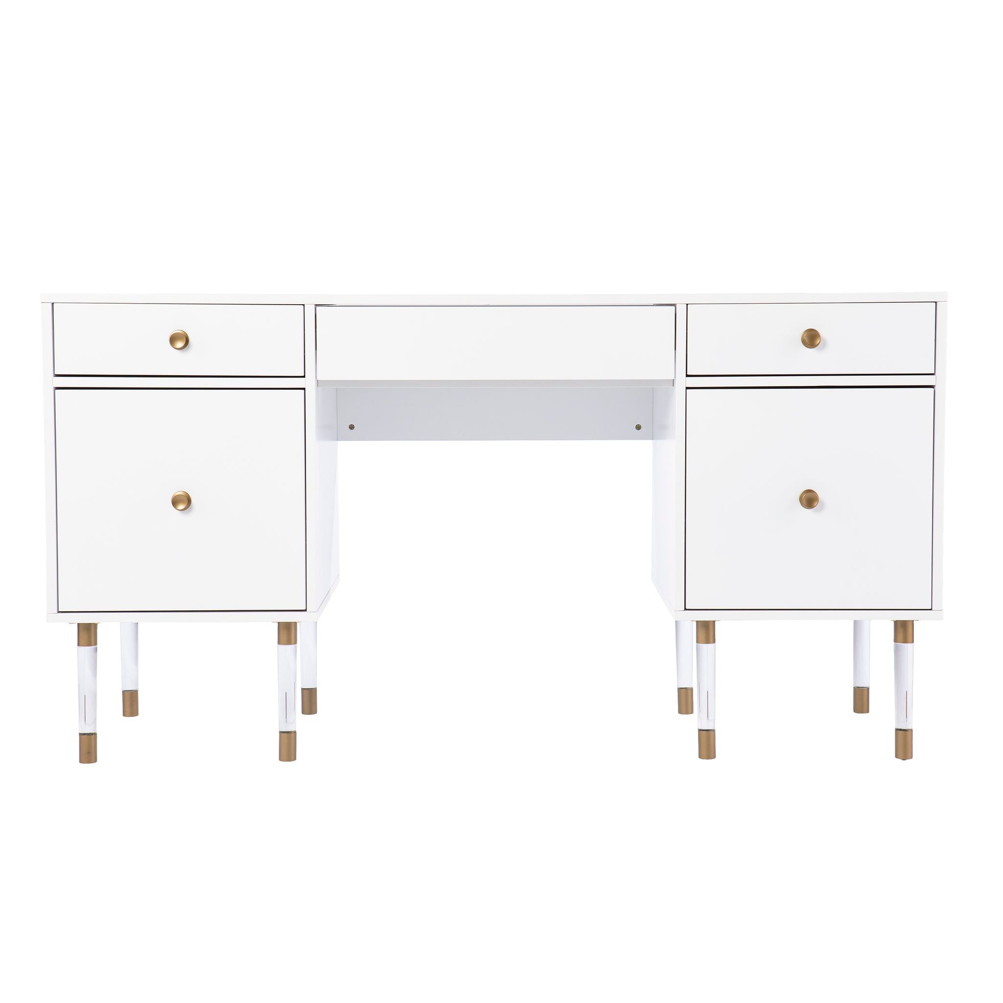 Spacious student desk w/ storage Image 2