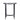 Sleek, minimalist end table Image 5