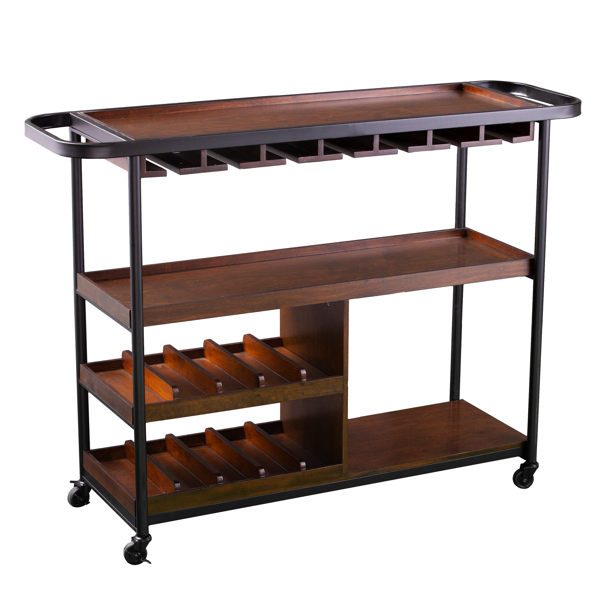 Modern bar cart w/ wheels Image 4