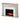 Fireplace mantel w/ authentic marble surround in eye-catching hexagon layout Image 7